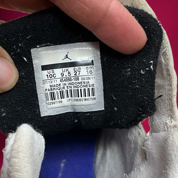 2011 Air Jordan Flight Toddler Strap No Tie Shoes 10C - Picture 5 of 10